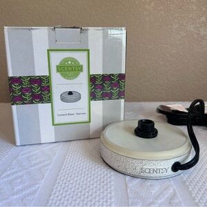 NWB‎ Scentsy Cement Base Narrow Wax Warmer Shade Base